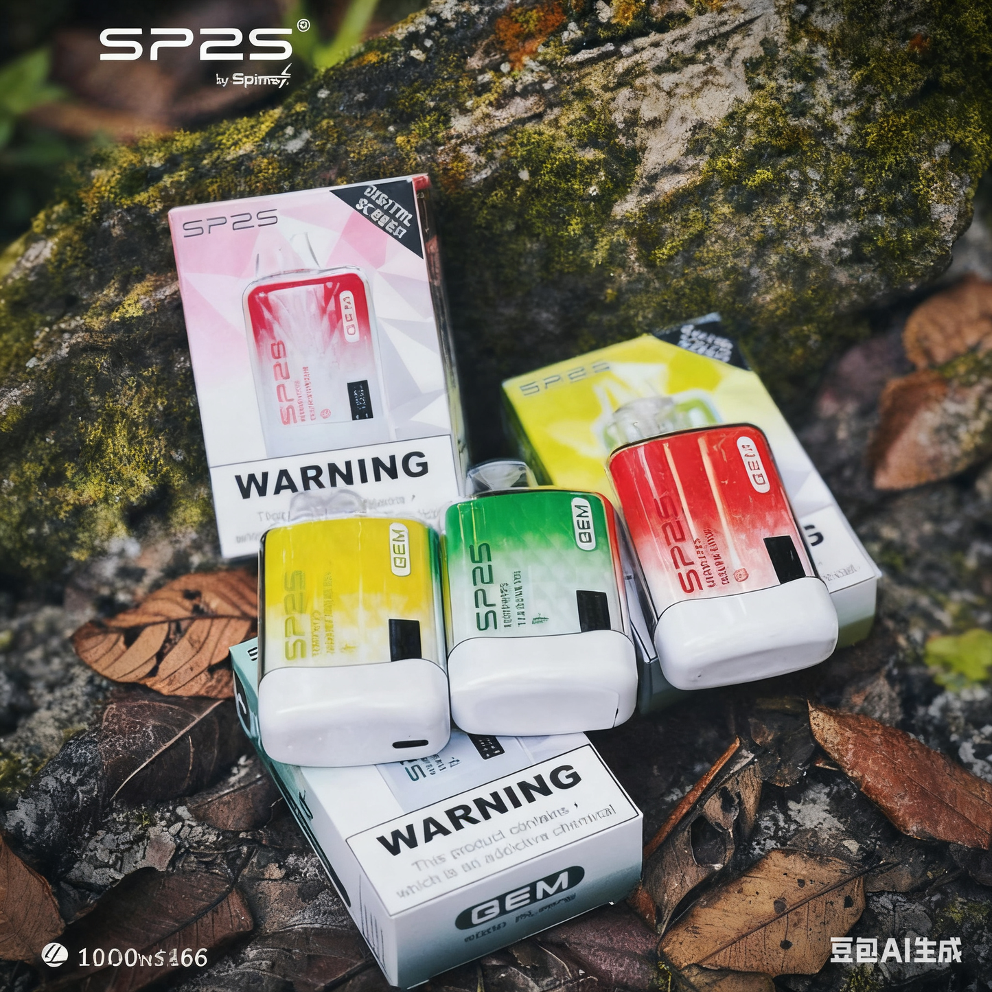 原廠正品 SP2S 品牌 GEM 系列 一次性 拋棄式 9000口 S9000 超大容量 品質保證 顯示液體容量與電池容量 非 ILIA LANA RELX 東京魔盒 - VC蒸氣