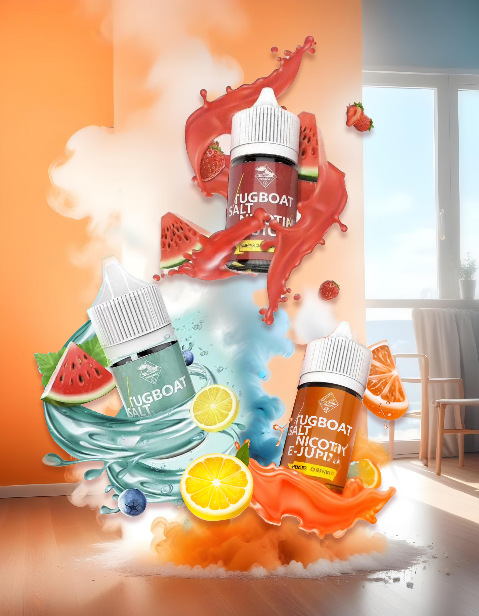 原裝正品 新拖船 TUGBOAT 系列  30ML 50鹽 煙油 小煙油 - VC蒸氣