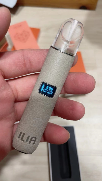 原廠正品 【ILIA哩啞】ILIA 革調系列 哩啞皮革主機 通用一代RELX/SP2/LANA/DIYA 各式煙彈 現貨 VC蒸氣