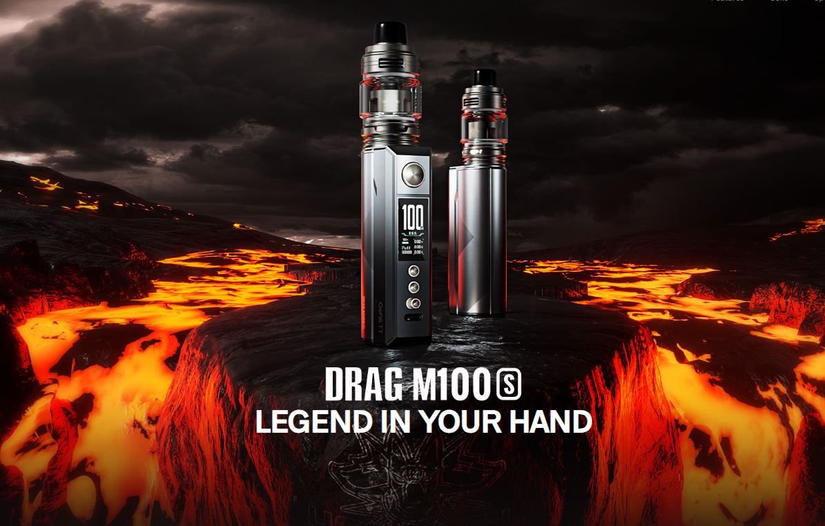原廠正品 VOOPOO DRAG M100S 跩哥 大小煙510主機 PNP成品芯 霧化器 VC蒸氣
