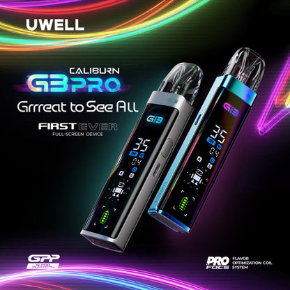 原廠正品 UWELL CALIBURN G3 PRO 35W 咖哩棒 PRO 小煙 電子煙 VC蒸氣