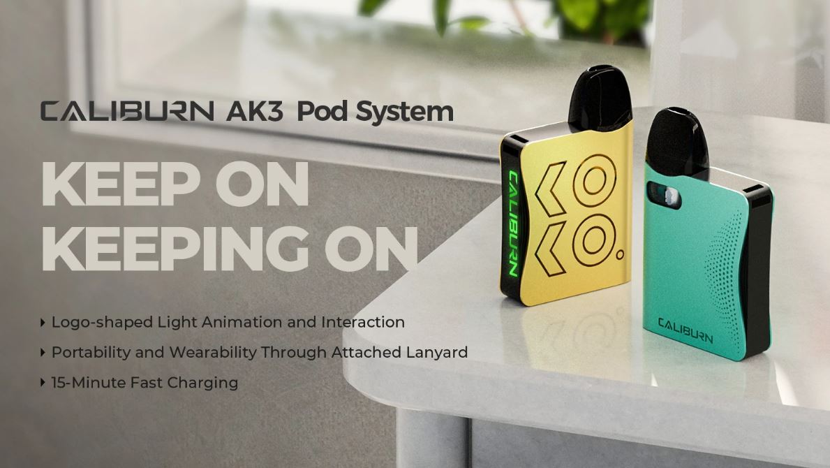 原廠正品 Uwell Caliburn AK3 520mAh 咖哩棒AK3 VC蒸氣