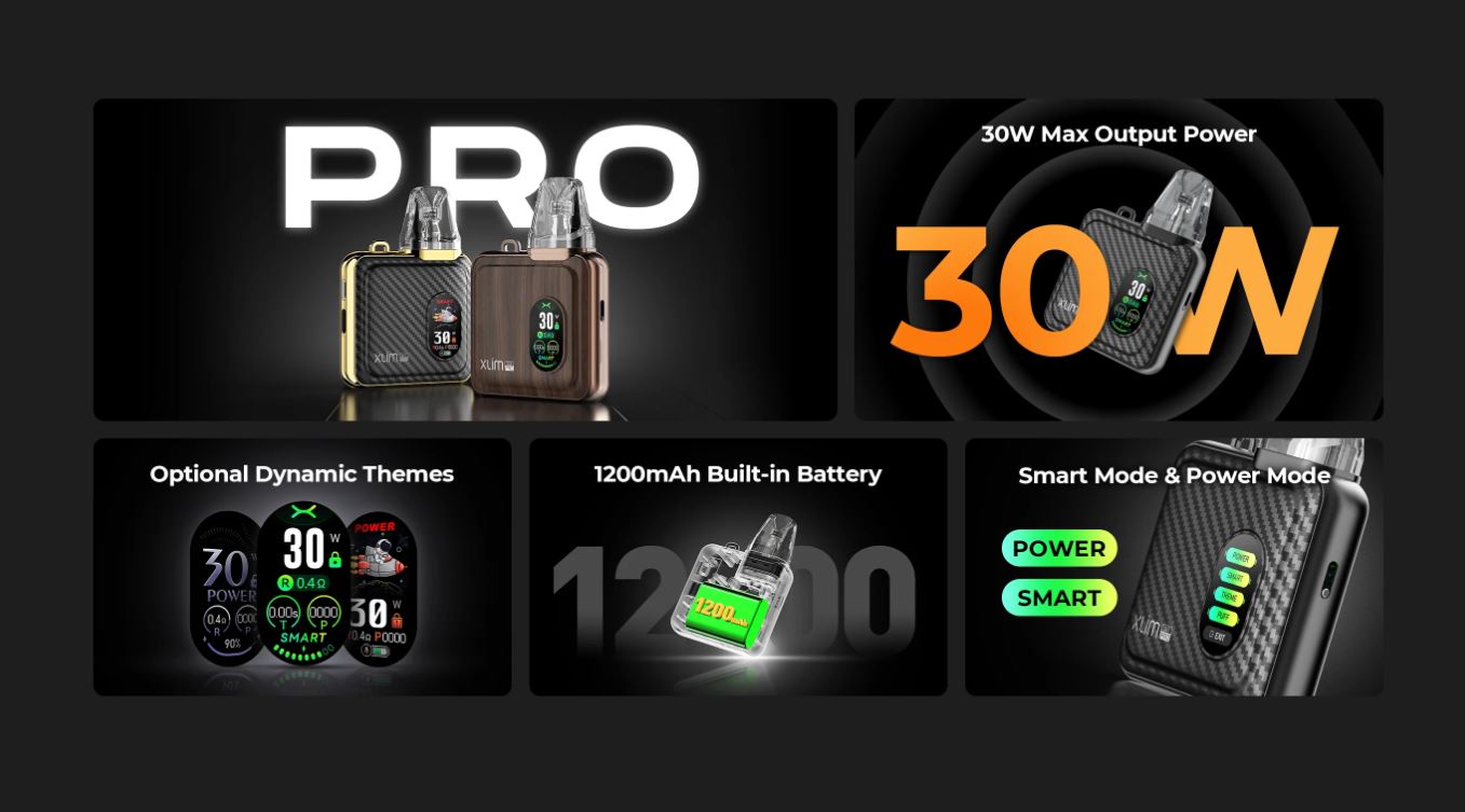 原裝正品 OXVA XLIM SQ Pro 小蠻牛 1200mAh 可調瓦 VC蒸氣