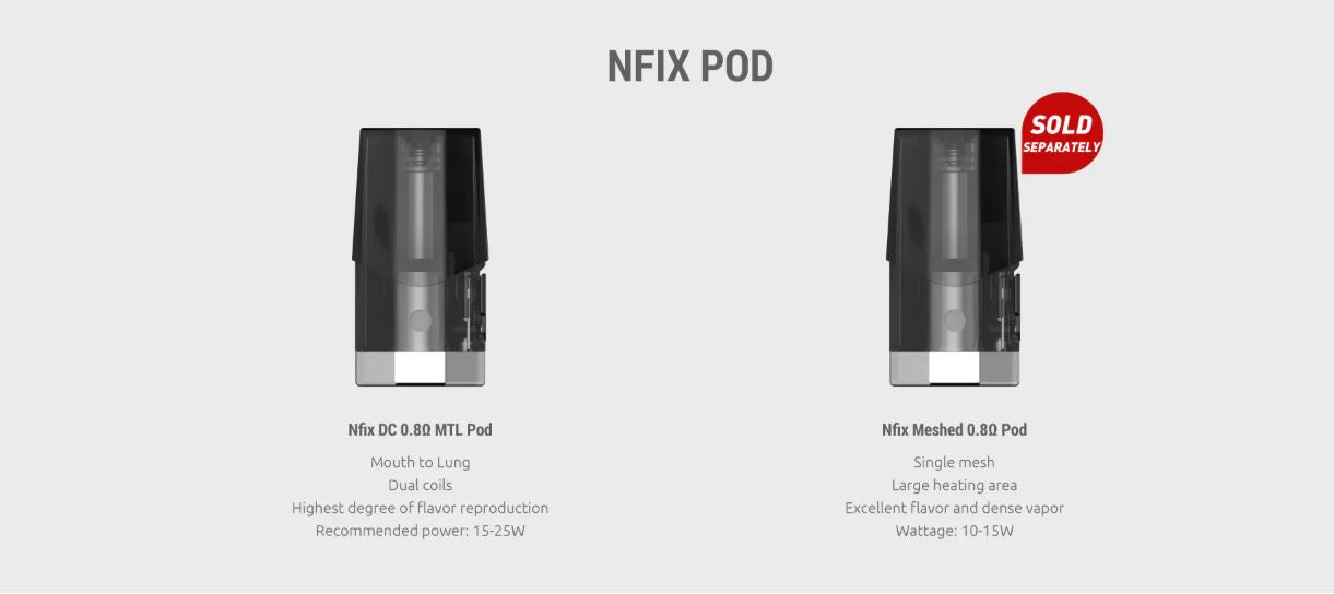 原廠正品 Smok Nfix 恩菲思 25W 電子煙 小煙 主機 彈 VC蒸氣