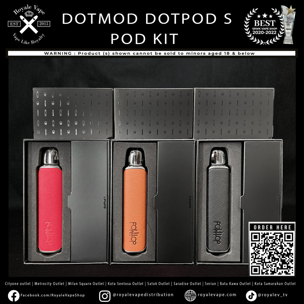 原廠正品 Dotmod DotPod S Pod 佩特里  小煙 電子煙 VC蒸氣