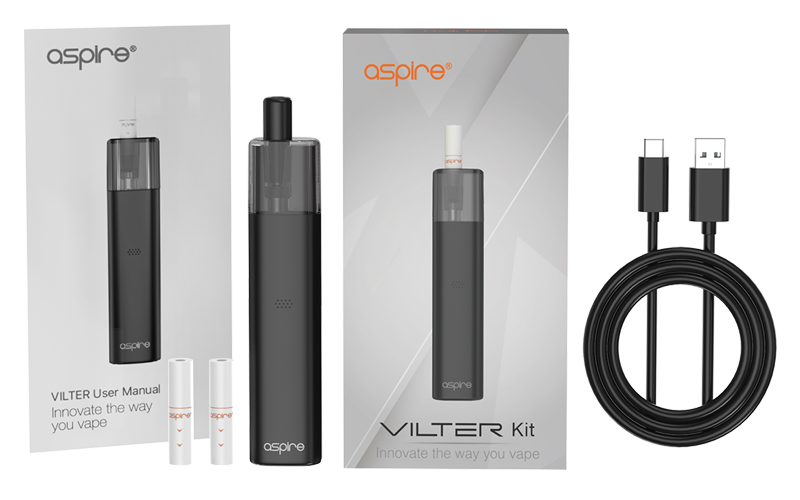 原廠正品 Aspire Vilter Pod Kit 450mAh 666一代 VC蒸氣