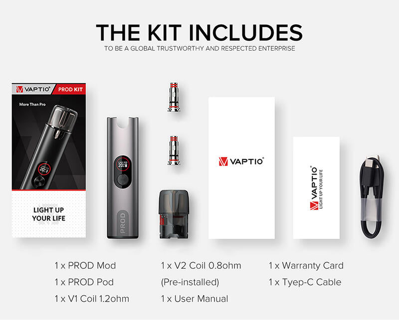 原廠正品 VAPTIO PROD POD KIT 20W 帕拉德 VC蒸氣