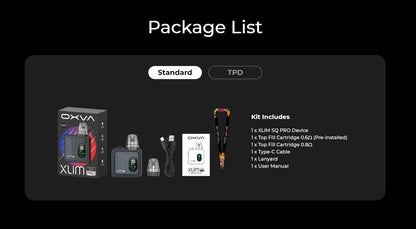 原裝正品 OXVA XLIM SQ Pro 小蠻牛 1200mAh 可調瓦 VC蒸氣