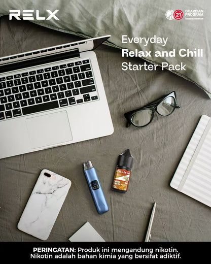 原廠正品 RELX PRIME 全球第一品牌 電子煙  主機套裝 小菸 小煙 自動智控霧化主機｜1000mAh 長效續航 - VC蒸氣