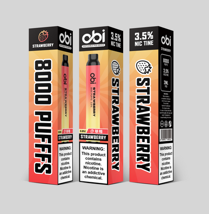 原廠正品 現貨 老闆推薦 Obi 8000口  一次性 喜八辣 聯名  拋棄式 26種口味 13ML 大容量 買10隻贈1隻 電子煙 小煙  非 ILIA 哩啞 LANA 喜貝 喜八辣 RELX VC蒸氣