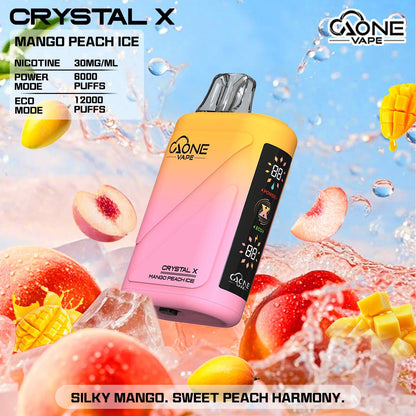 原廠正品 AONE Crystal X 水晶 2 代｜12000 口大容量 一次性 電子煙 拋棄式 非 ILIA LANA SP2S RELX 東京魔盒 VC蒸氣