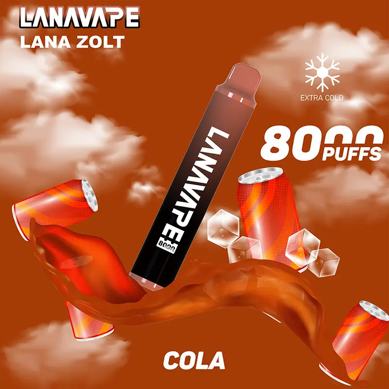 原廠正品 LANA VAPE 拋棄式 8000口 一次性 17種口味 台灣現貨 電子煙 大容量 VC蒸氣