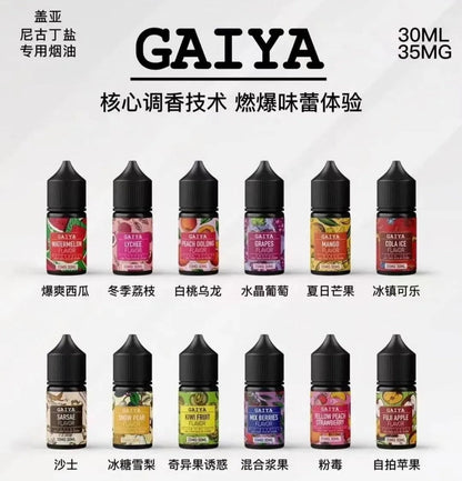 原裝正品 GAIYA 蓋亞 30ML 35MG 煙油 小煙油 老闆推薦 36種口味現貨 VC蒸氣