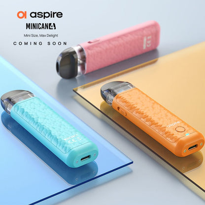 原廠正品 Aspire Minican 4 迷你罐4代 3檔可調 小煙 電子煙 VC蒸氣