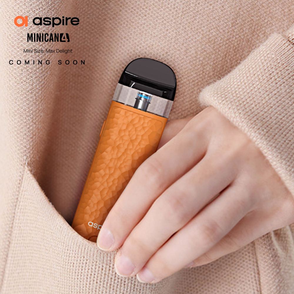 原廠正品 Aspire Minican 4 迷你罐4代 3檔可調 小煙 電子煙 VC蒸氣