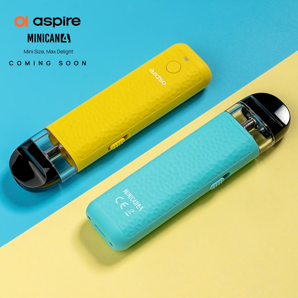 原廠正品 Aspire Minican 4 迷你罐4代 3檔可調 小煙 電子煙 VC蒸氣