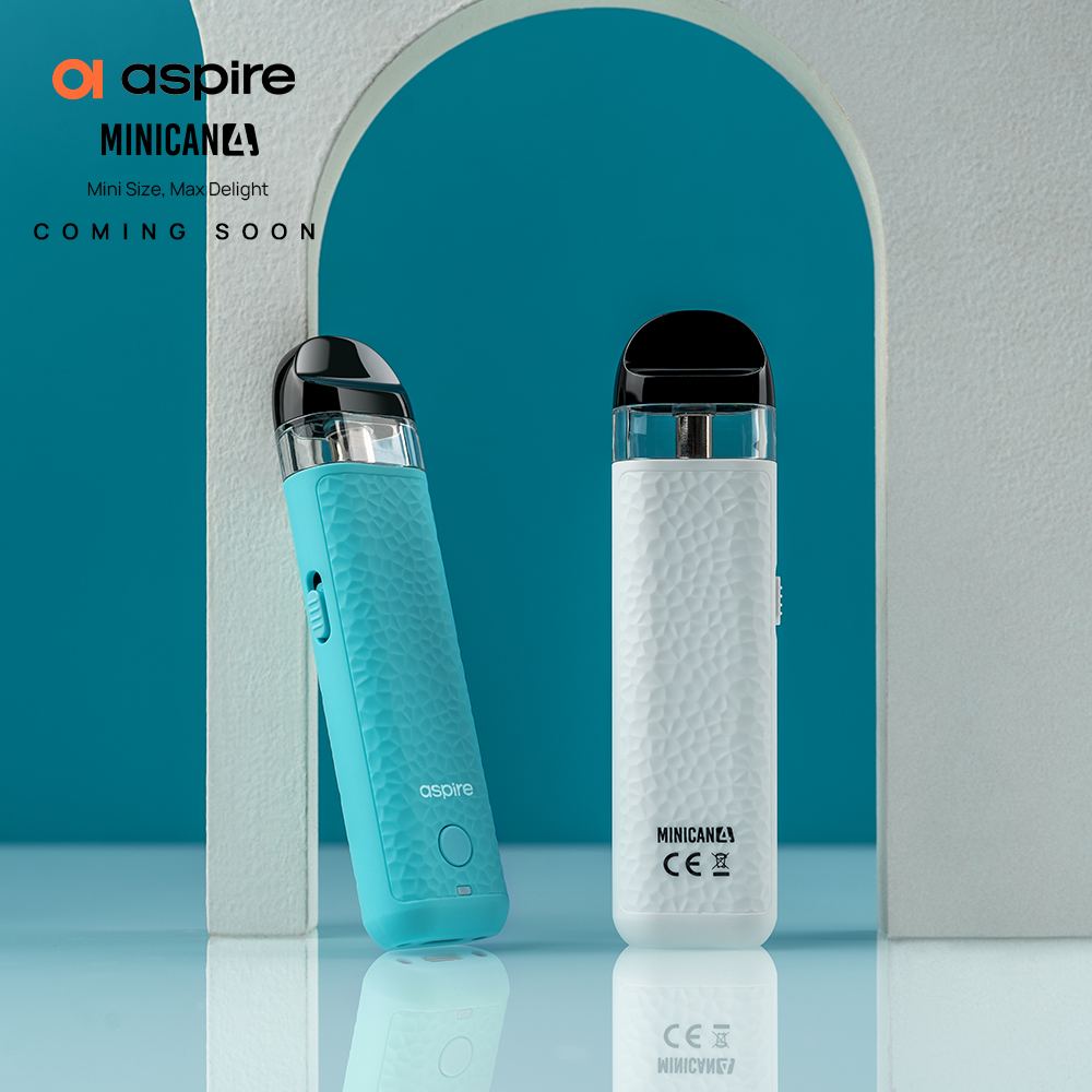 原廠正品 Aspire Minican 4 迷你罐4代 3檔可調 小煙 電子煙 VC蒸氣