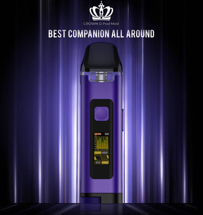 原廠正品 Uwell Crown D Pod Mod 35w 王冠 大小煙 主機套裝 現貨 當天出 VC蒸氣