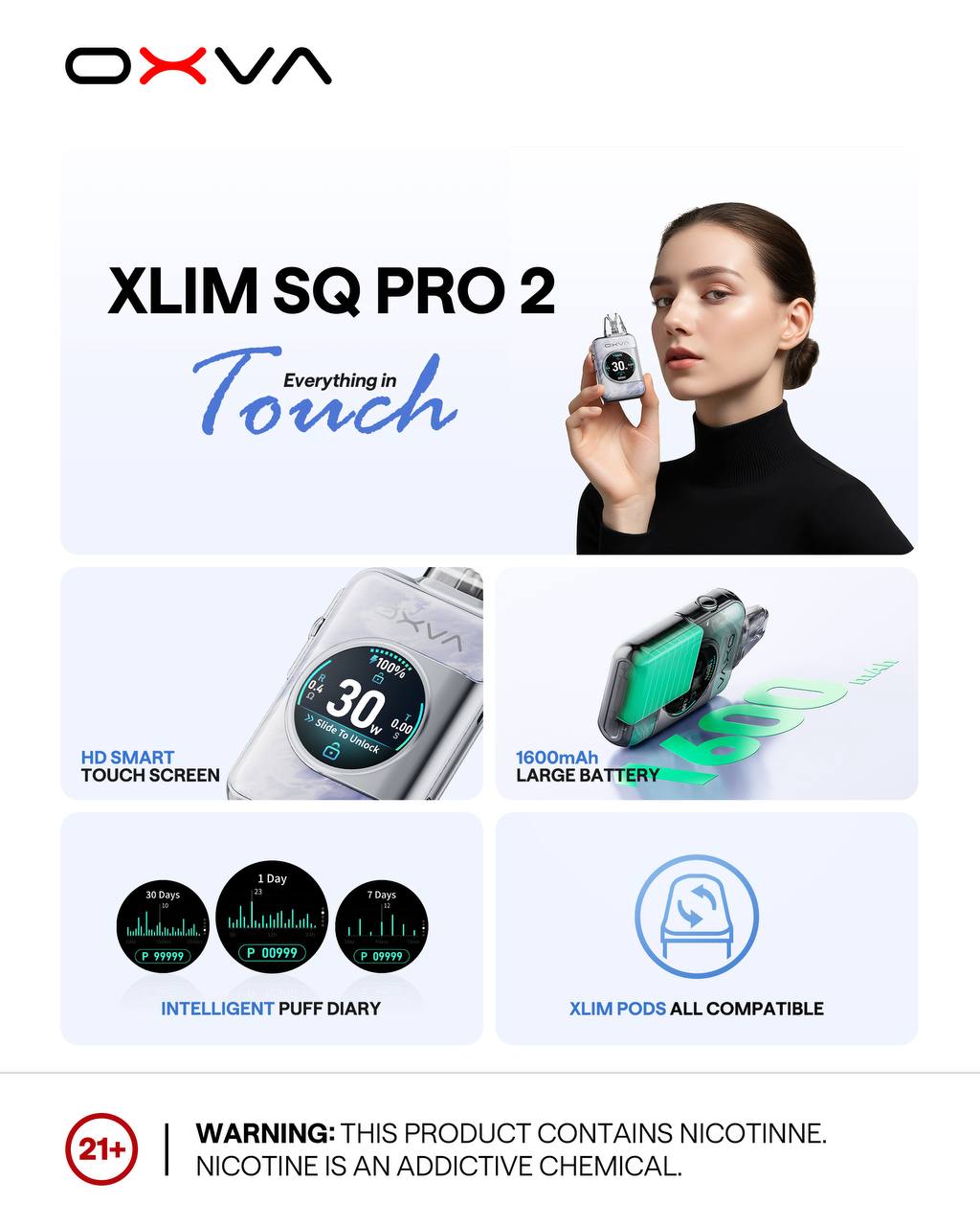 原廠正品 OXVA XLIM SQ PRO2 PRO 2小蠻牛 電子煙  小煙  大煙 電子菸 現貨 當天寄出 VC蒸氣