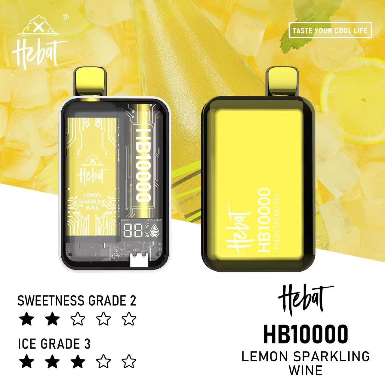 原廠正品 HEBAT 喜貝 10000口 puff 一次性/拋棄式 可重複充電 VC蒸氣