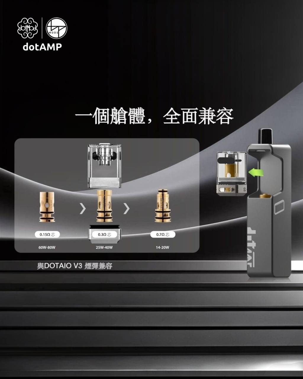 原廠正品 佩特里 dotMod X BP Mods dotAMP AIO 主機套裝 電子煙 小煙 大煙 V2 高品質美國主機套裝 VC蒸氣