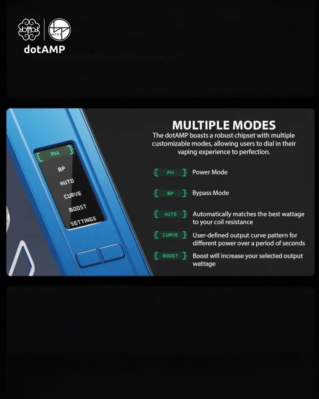 原廠正品 佩特里 dotMod X BP Mods dotAMP AIO 主機套裝 電子煙 小煙 大煙 V2 高品質美國主機套裝 VC蒸氣