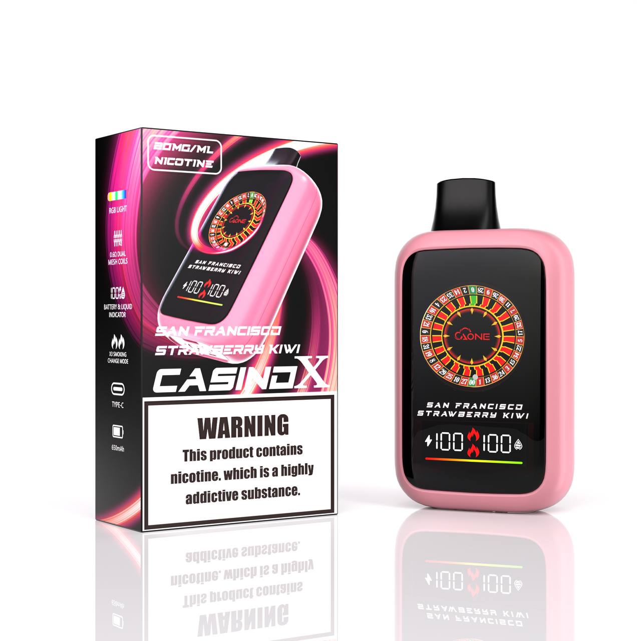 原廠正品 AONE VAPE CASINO 賭場 一次性 16000口 大容量 電子煙  小煙 拋棄式 俄羅斯輪盤 老闆推薦 - VC蒸氣