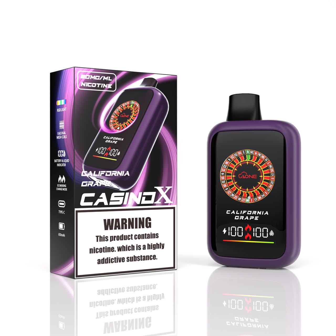 原廠正品 AONE VAPE CASINO 賭場 一次性 16000口 大容量 電子煙  小煙 拋棄式 俄羅斯輪盤 老闆推薦 - VC蒸氣