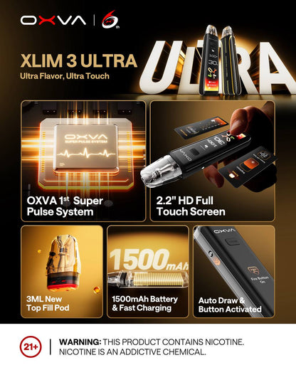 原廠正品 OXVA XLIM 3 ULTRA 奧創 電子煙 小煙主機套裝